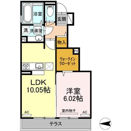 ポシェット大津の物件間取画像